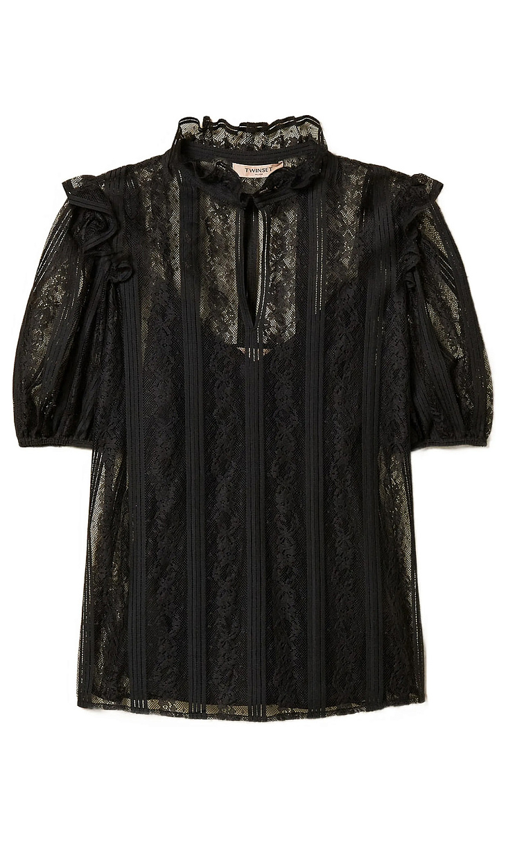 TWINSET: Кружевная блуза