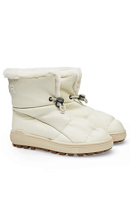 Полусапоги из кожи и меха