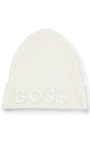 HUGO BOSS: Шапка-бини из шерсти