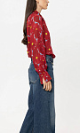 LUISA CERANO: Блуза с принтом