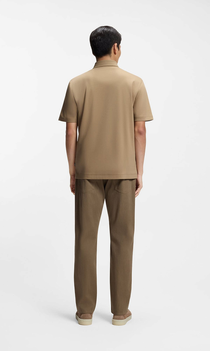 HUGO BOSS: Поло из хлопка