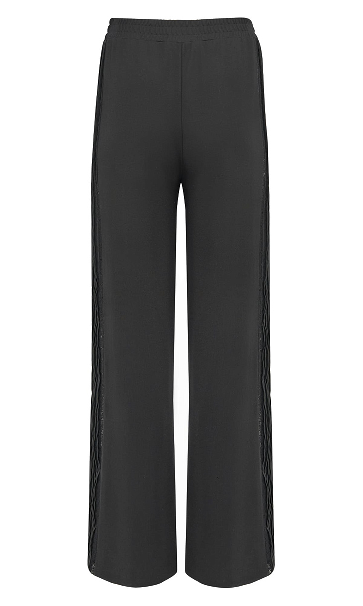 TWINSET: Брюки с плиссированными вставками