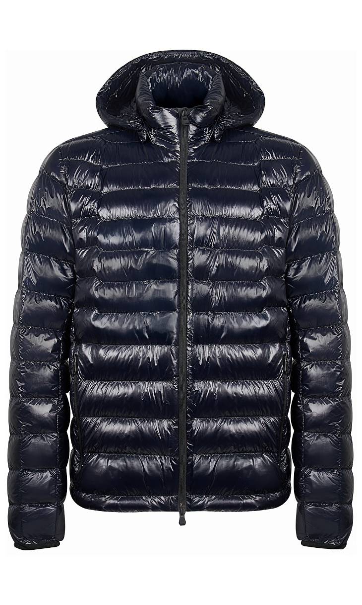 HUGO BOSS: Куртка стеганая с капюшоном