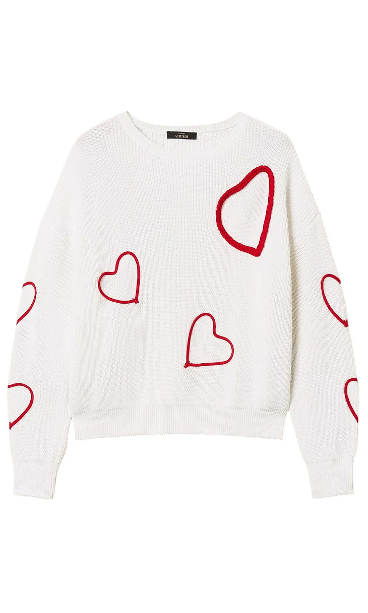 TWINSET: Пуловер с принтом