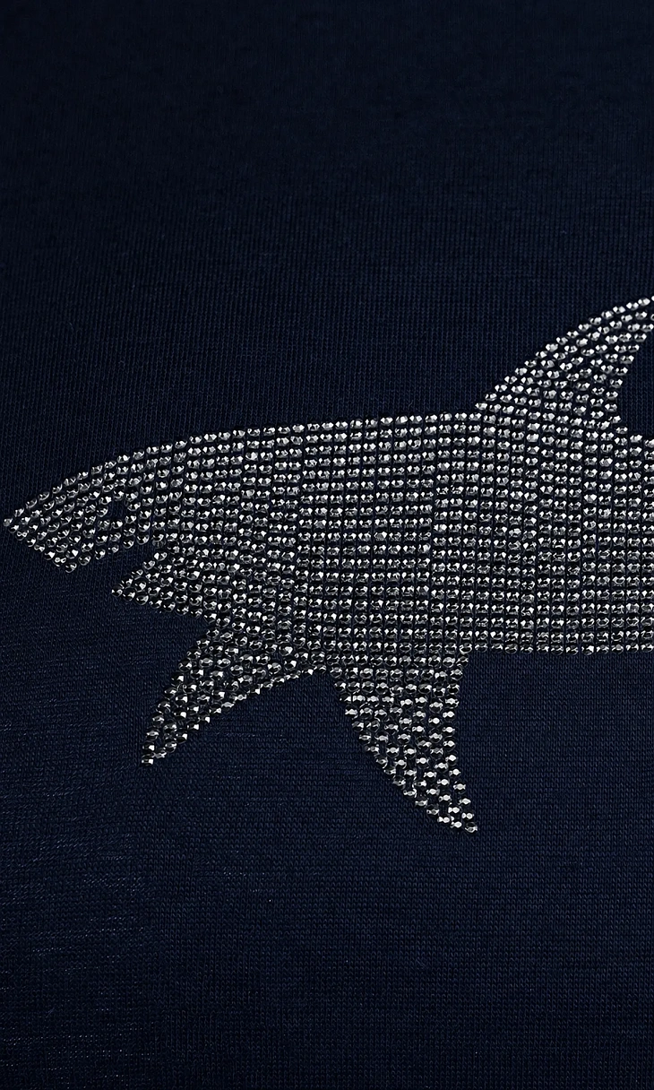 Paul Shark: Лонгслив со стразами