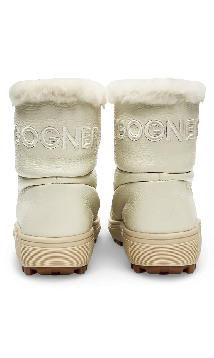 BOGNER: Полусапоги из кожи и меха