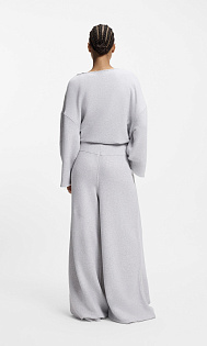 Широкие брюки из хлопка