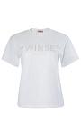 TWINSET: Футболка с принтом