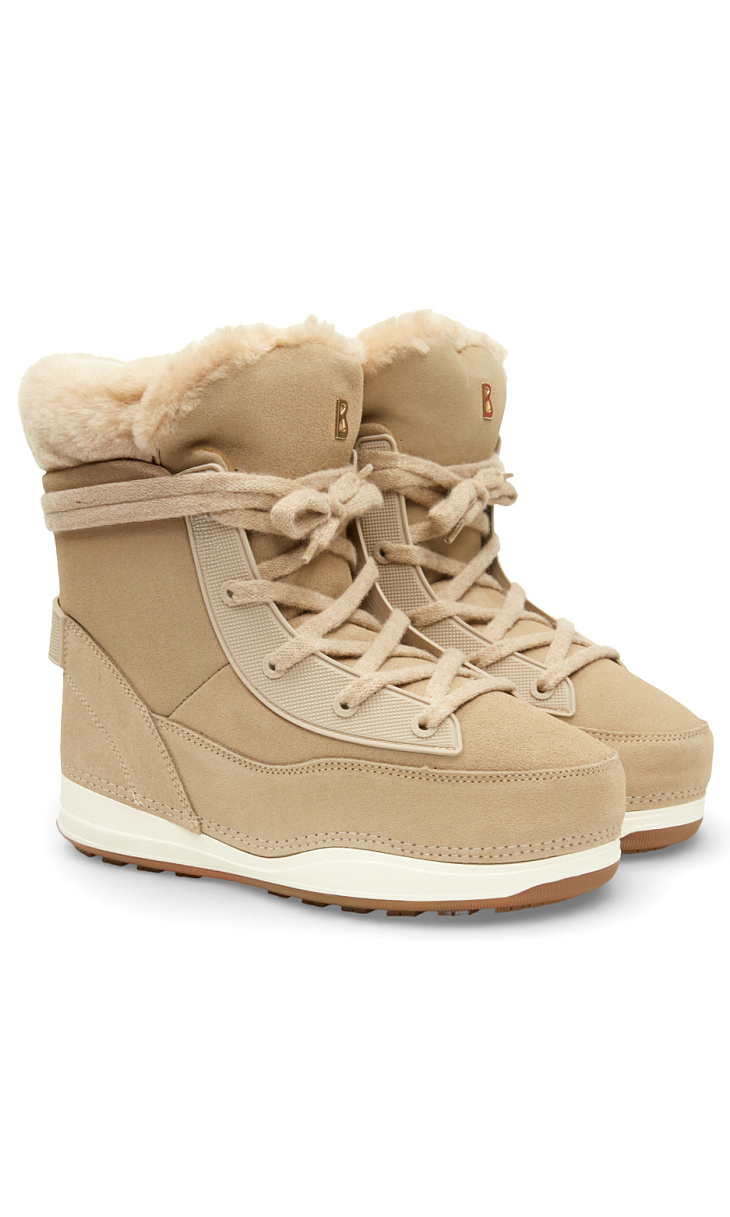 BOGNER: Мунбуты из замши и меха