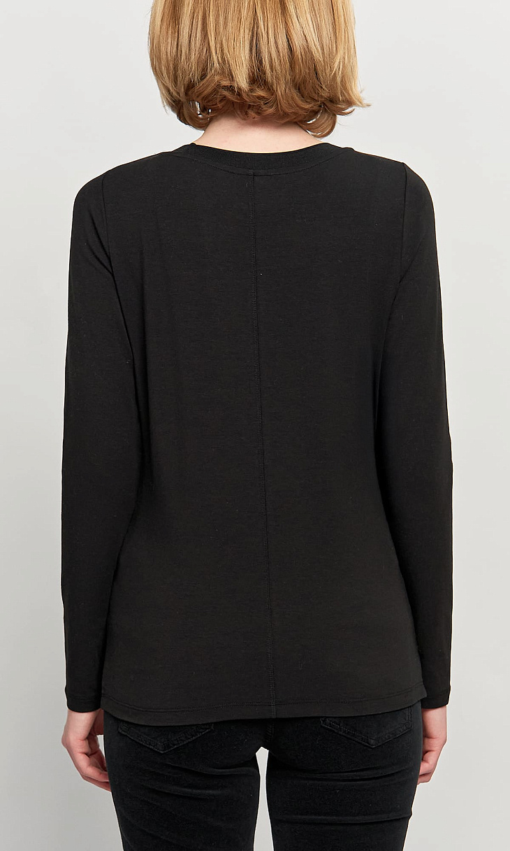 BOGNER: Лонгслив из хлопка и модала