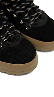 Замшевые ботинки с мехом