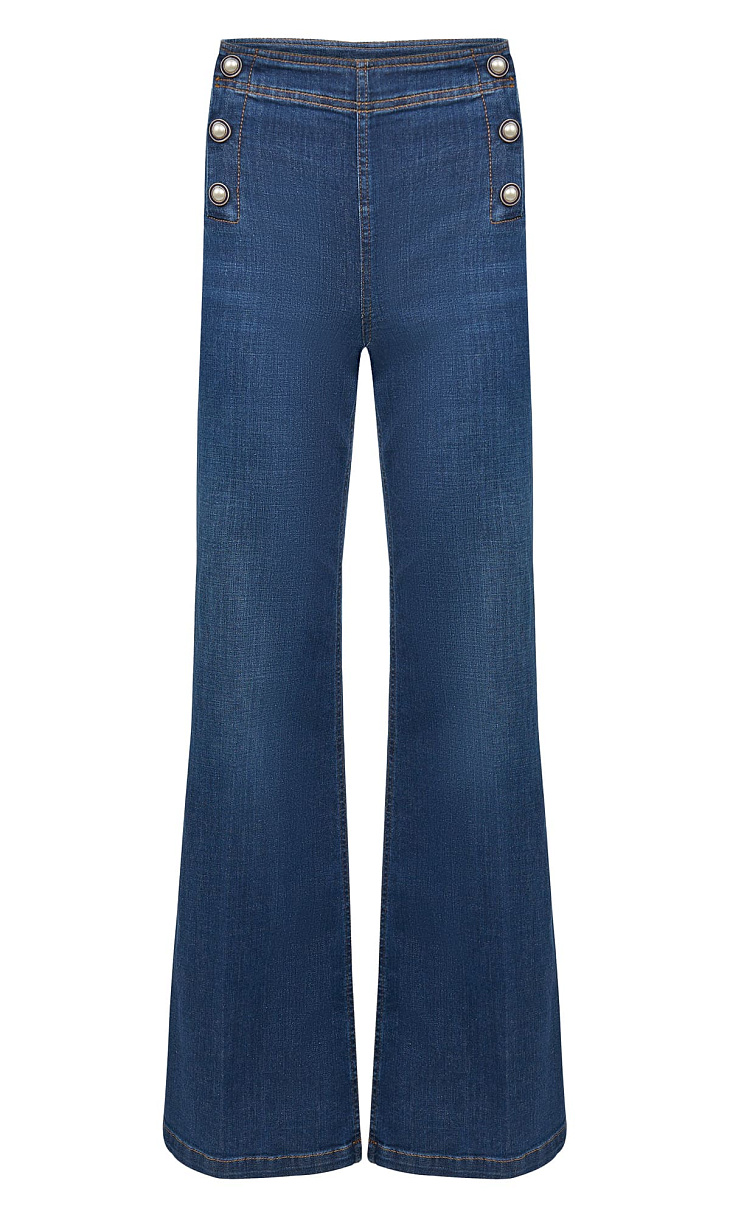 TWINSET: Широкие джинсы
