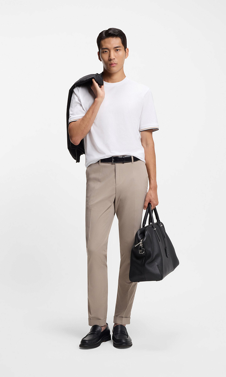 HUGO BOSS: Футболка из хлопка