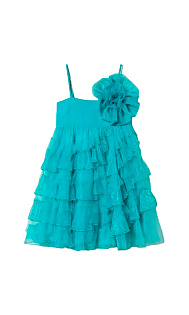 Платье с воланами