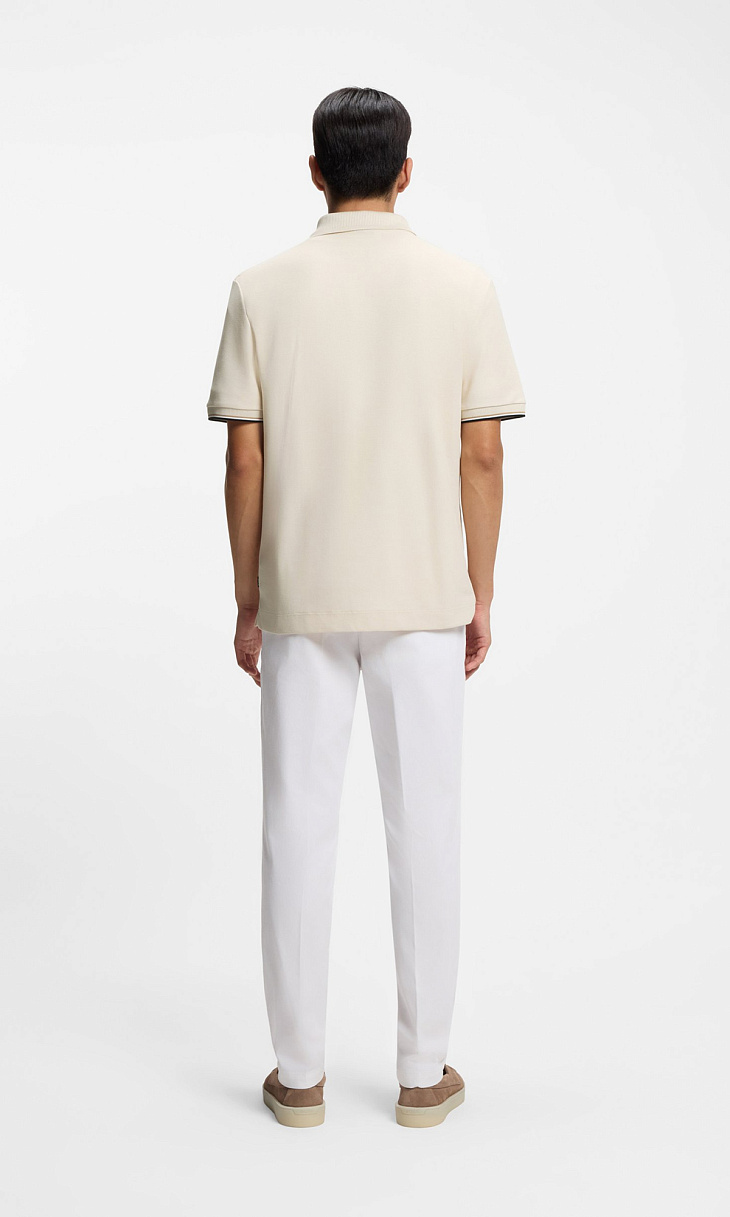 HUGO BOSS: Поло на молнии