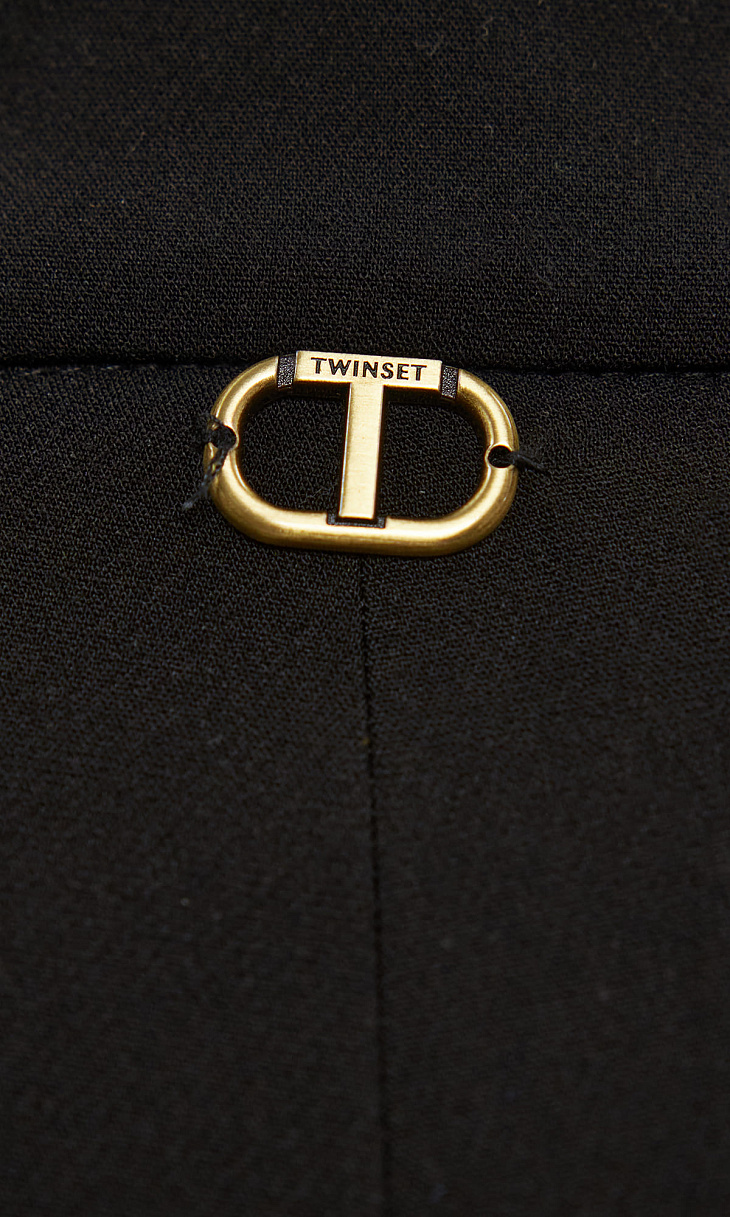 TWINSET: Брюки с подворотами