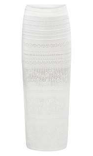 Ажурная трикотажная юбка