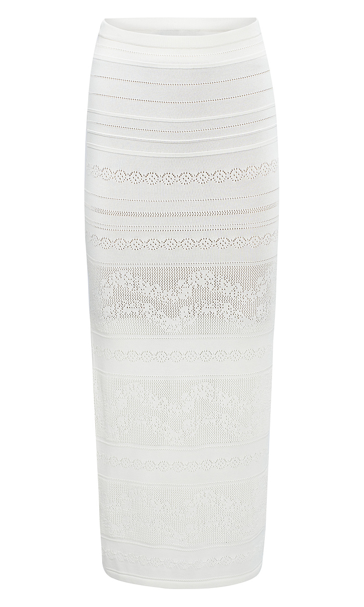 TWINSET: Ажурная трикотажная юбка