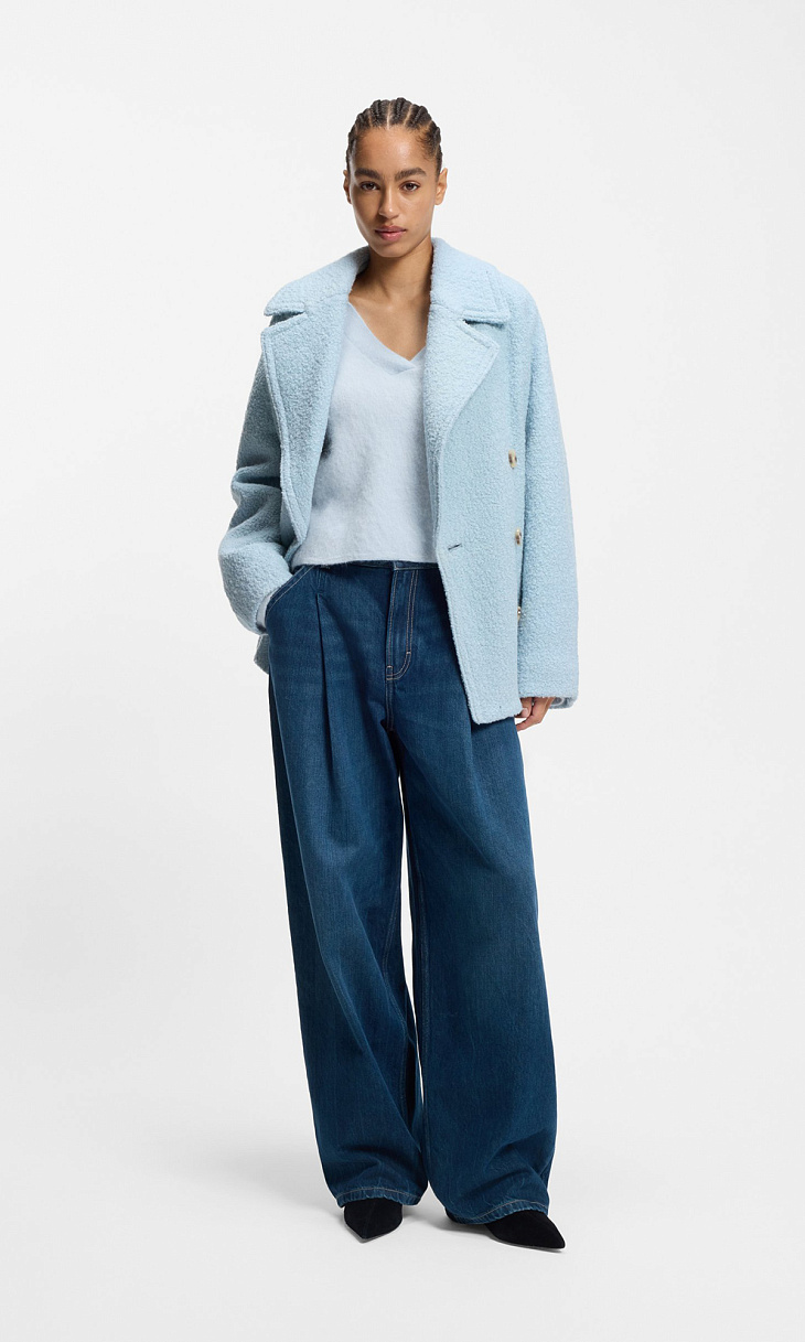 HUGO BOSS: Свитер с шерстью альпака