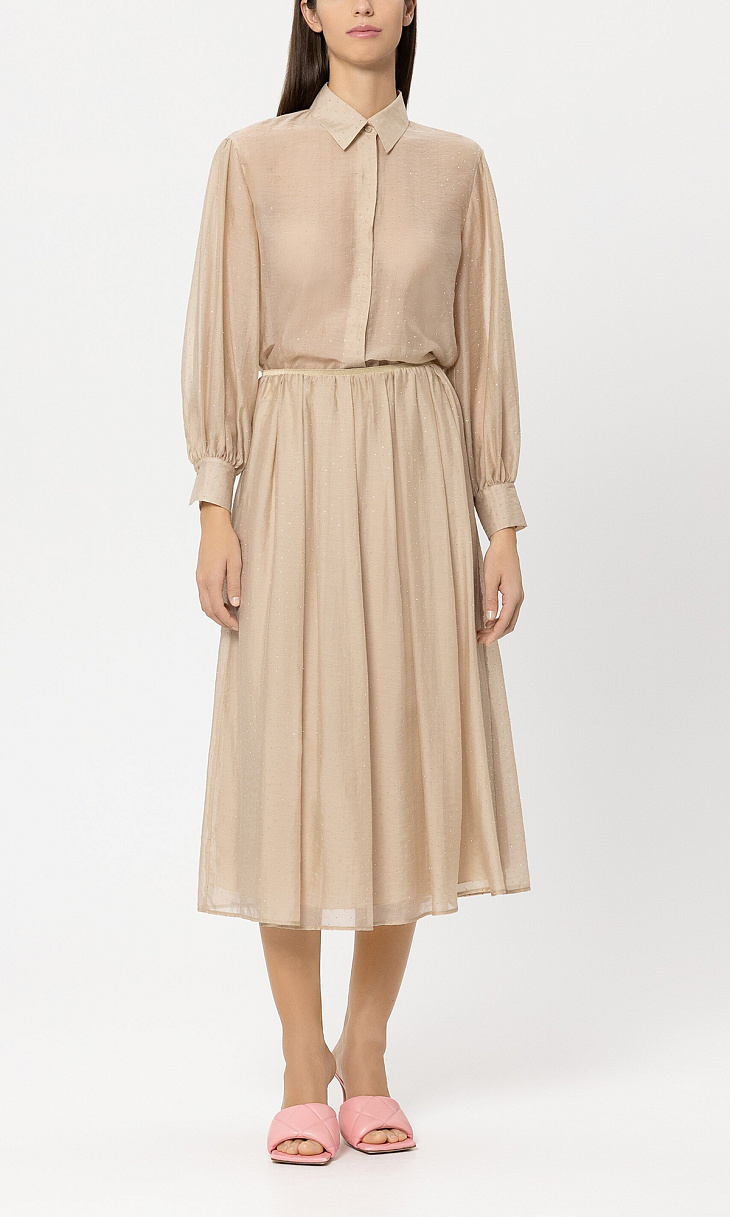 LUISA CERANO: Блуза со стразами