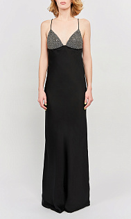 Атласное платье