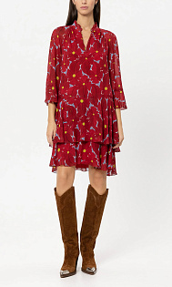 Платье с цветочным принтом