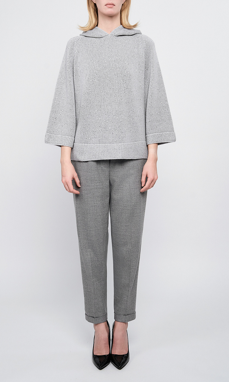 ANDRE MAURICE: Пуловер из кашемира и шелка