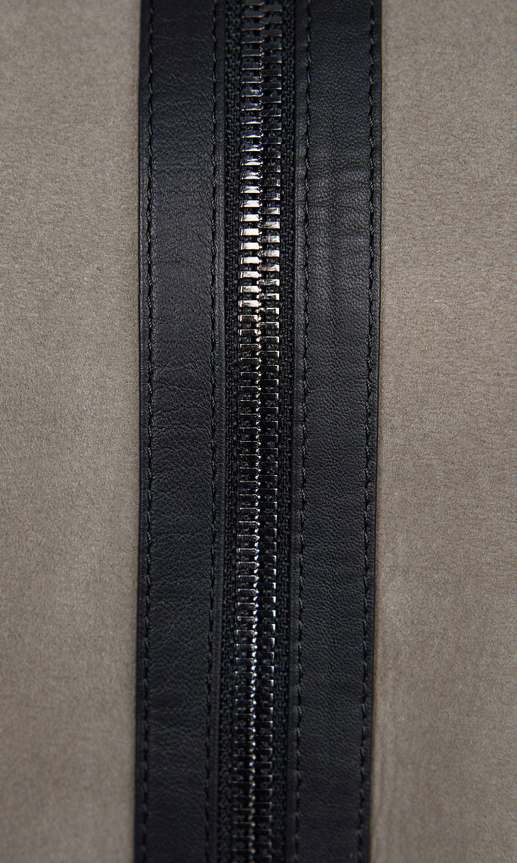 MARION FASHION: Дубленка с воротником-стойкой