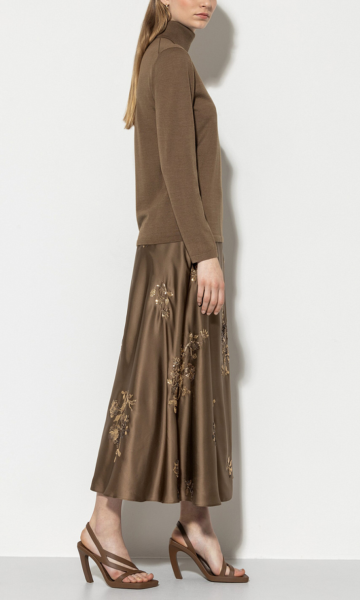 LUISA CERANO: Юбка с вышивкой из пайеток
