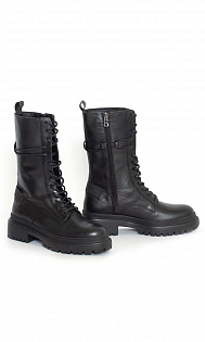 картинка Высокие ботинки из кожи 2214/1721/001-з-22 от магазина FashionStore.ru
