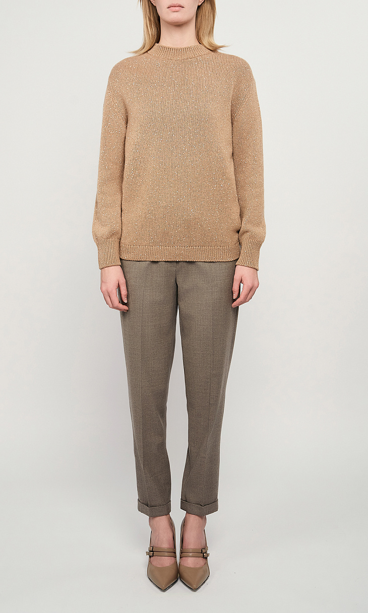 ANDRE MAURICE: Пуловер из кашемира и шелка