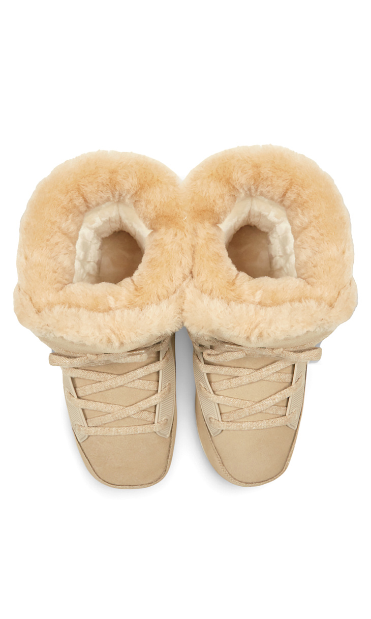 BOGNER: Мунбуты из замши и меха