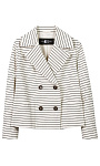LUISA CERANO: Куртка в полоску