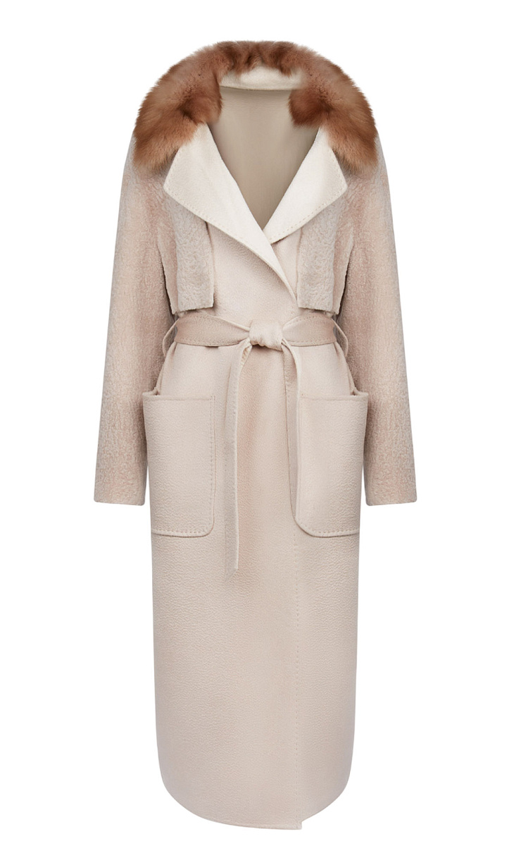 MARION FASHION: Пальто из шерсти