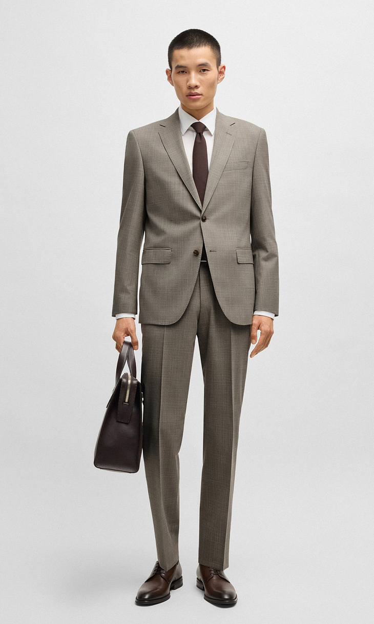 HUGO BOSS: Костюм в клетку