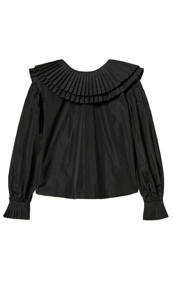 TWINSET: Блуза с оборками
