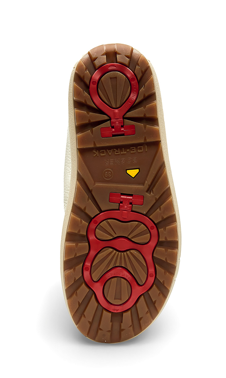 BOGNER: Полусапоги из кожи и меха