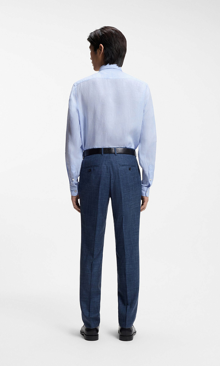 HUGO BOSS: Рубашка из льна