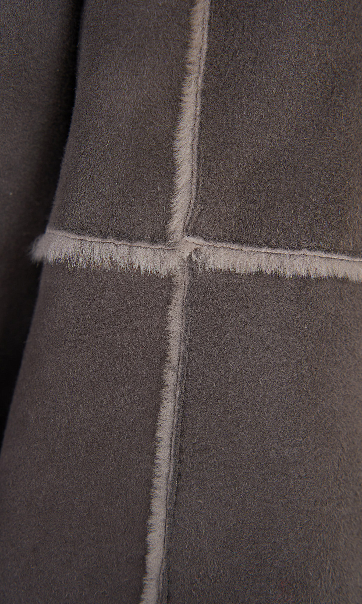 MARION FASHION: Дубленка с карманами