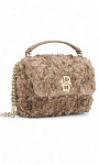 HUGO BOSS: Сумка с мехом