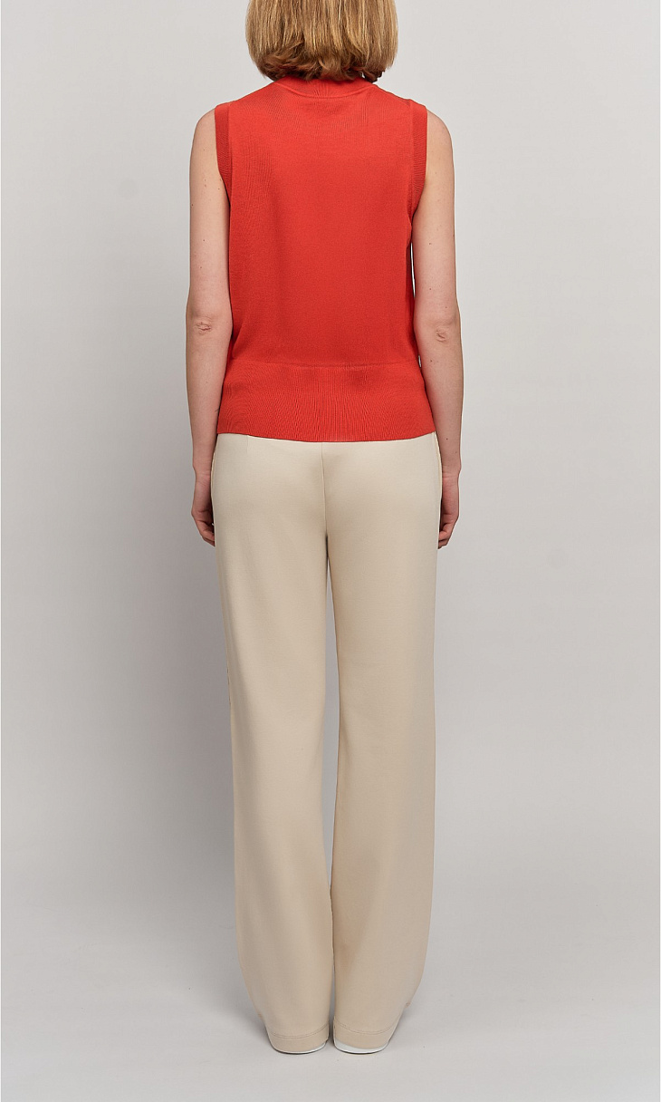 BOGNER: Топ из шерсти и шелка