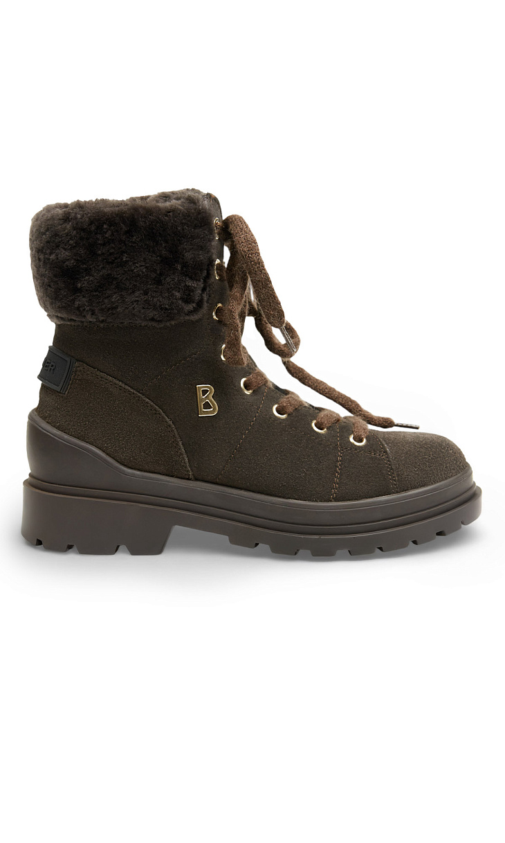 Bogner: Ботинки из замши и меха