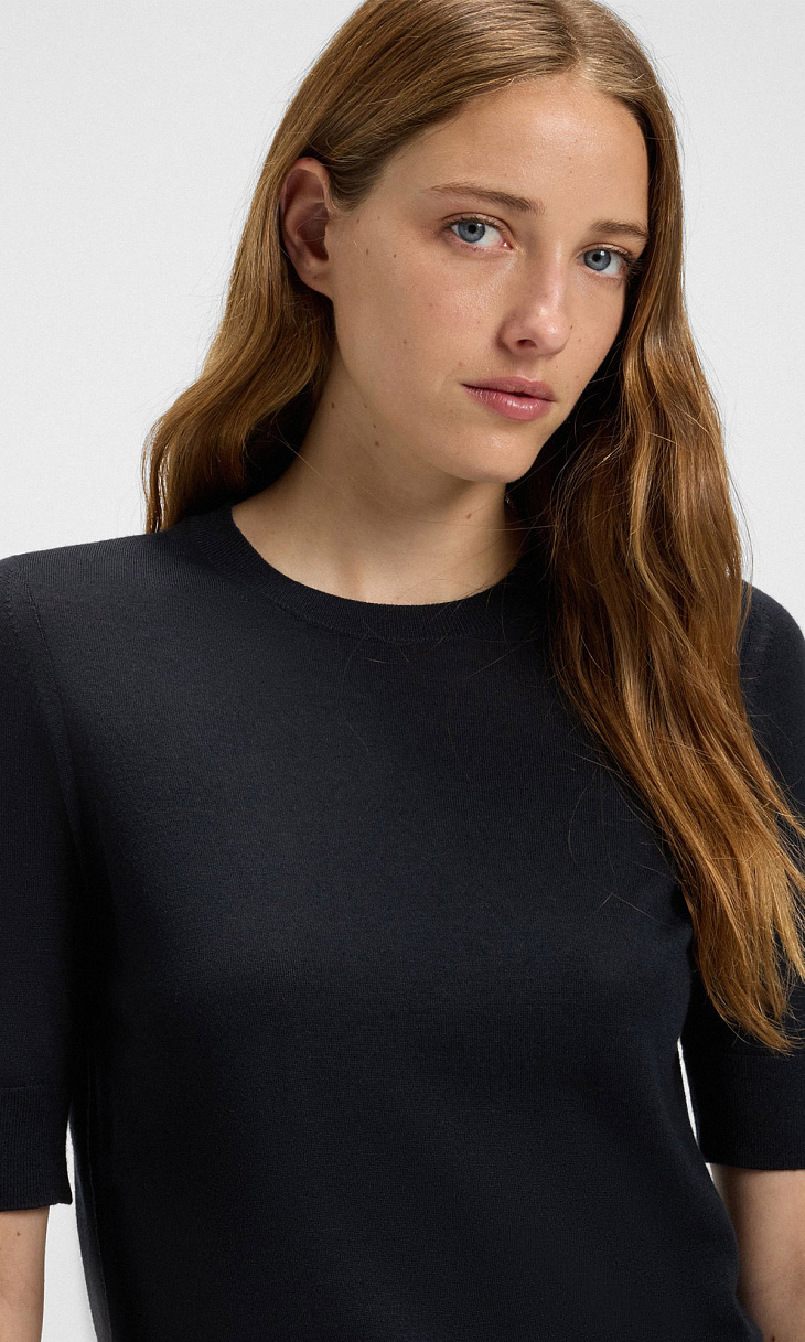 HUGO BOSS: Пуловер из шерсти