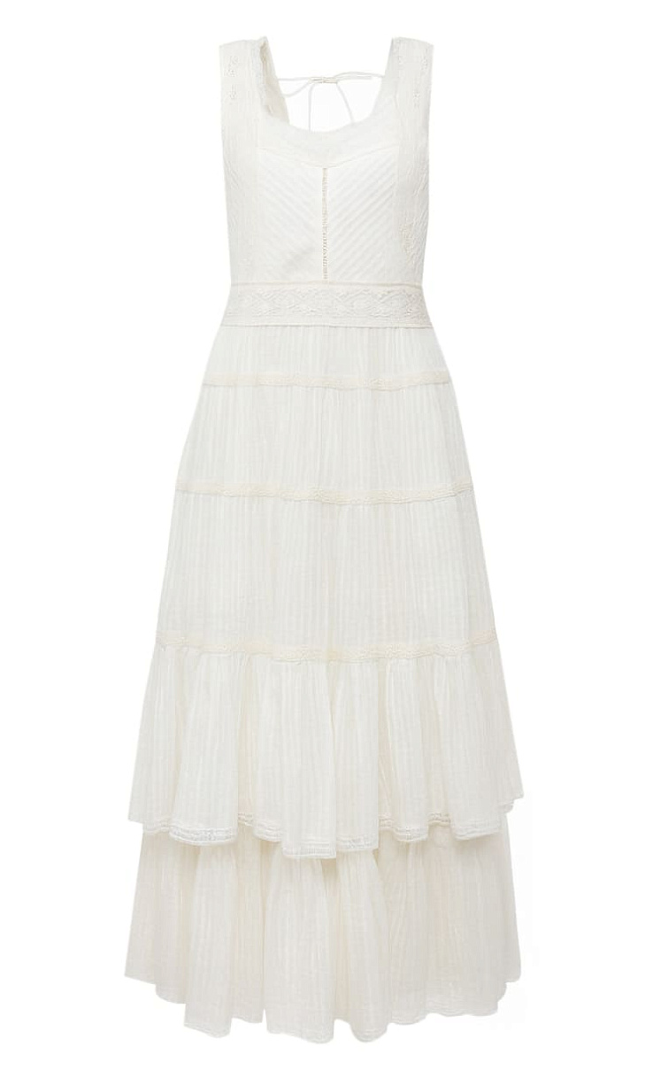 TWINSET: Платье с воланами