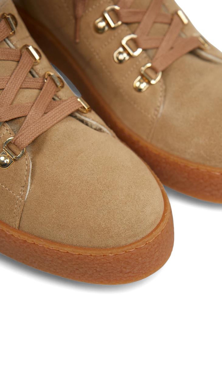 BOGNER: Замшевые ботинки с мехом