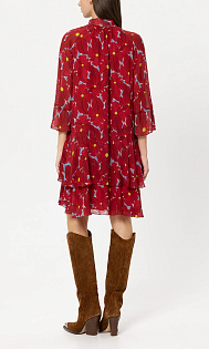 Платье с цветочным принтом