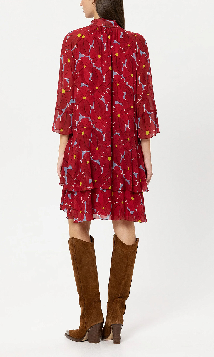 LUISA CERANO: Платье с цветочным принтом