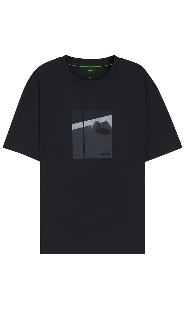 HUGO BOSS: Футболка с принтом