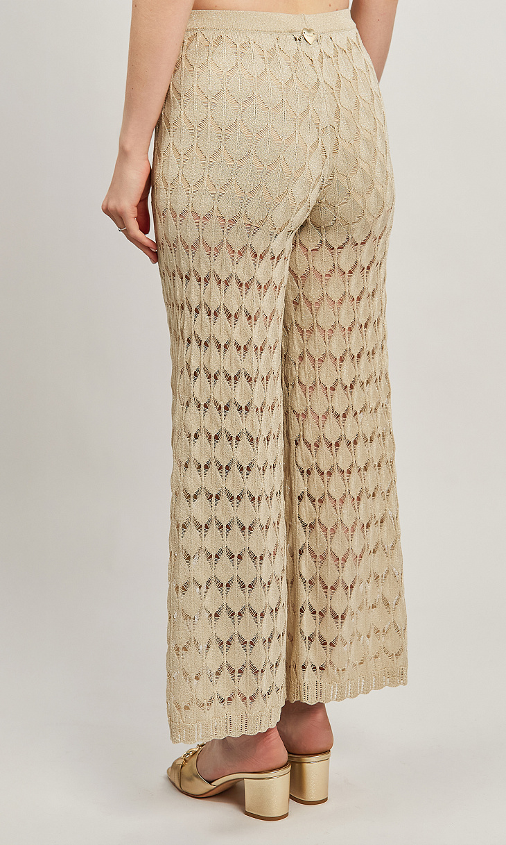 TWINSET: Вязаные брюки с шортиками