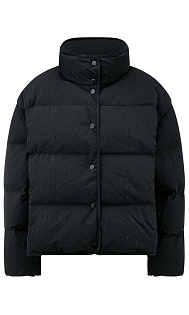 Стеганая куртка со стразами